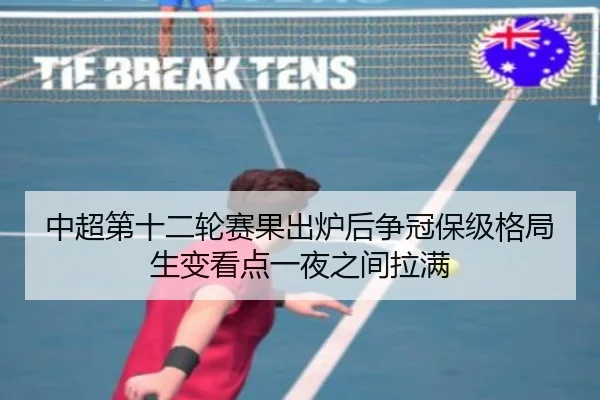 中超第十二轮赛果出炉后争冠保级格局生变看点一夜之间拉满